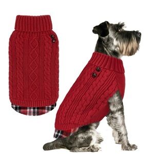 KYEESE Dog Sweater Soft Pullover Dog Sweaters for Dogs  Medium